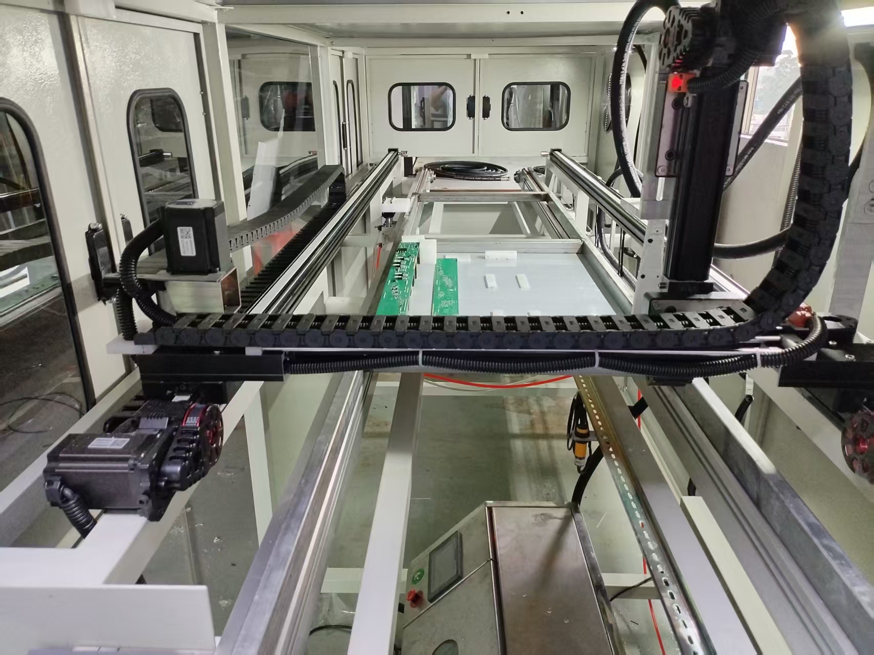 德铖干冰超长行程全自动接驳台干冰洗板机 