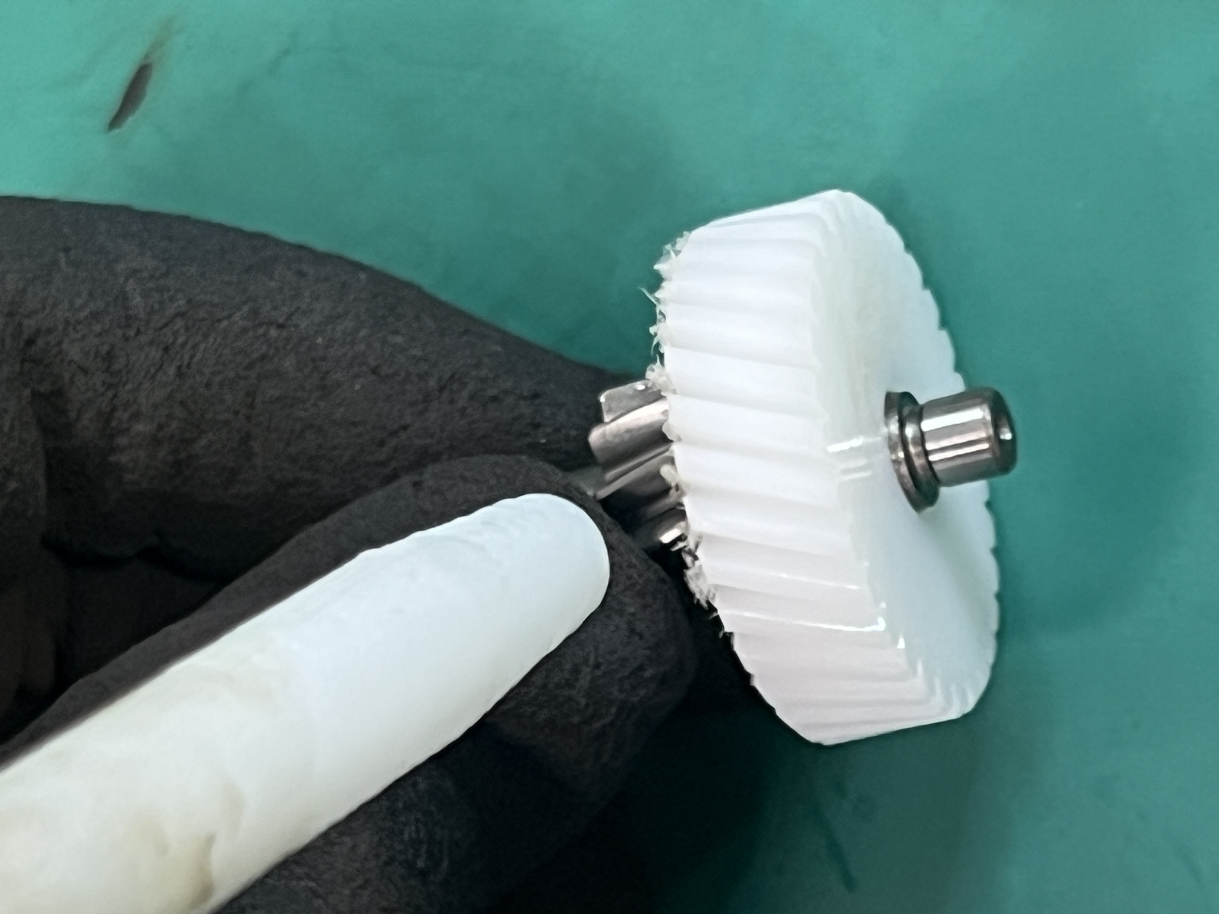  自动旋转齿轮干冰去毛刺 